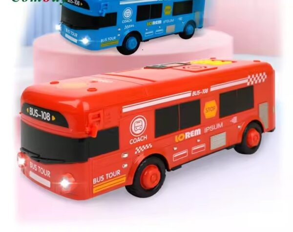 Electronic Piggy Bank Safe Money Bus for Children Saving Safe Deposit ATM - Image 3