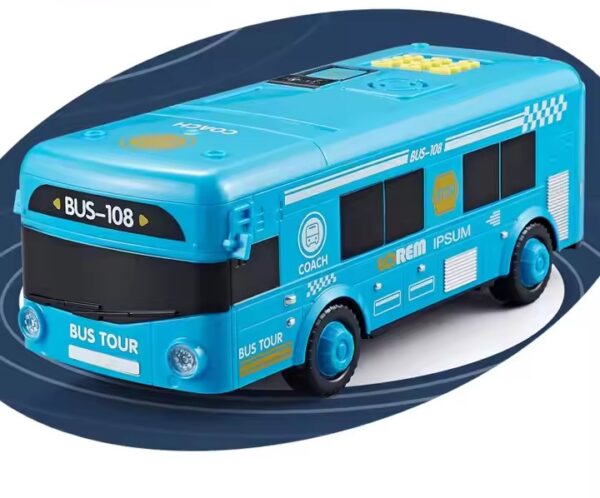 Electronic Piggy Bank Safe Money Bus for Children Saving Safe Deposit ATM - Image 6