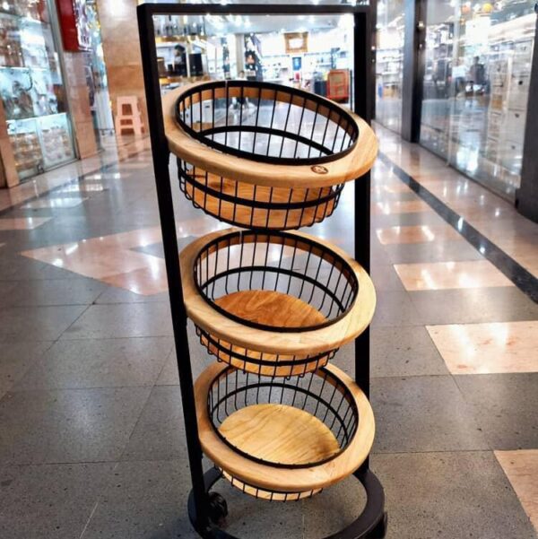Touchwood PORTABLE LUXURY ONION BASKET 3-STEPS code 111193