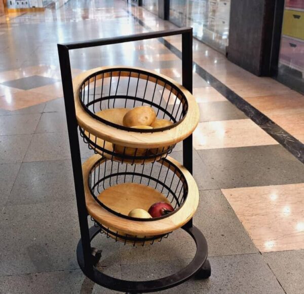 Touchwood PORTABLE LUXURY ONION BASKET 2-STEPS code 111194
