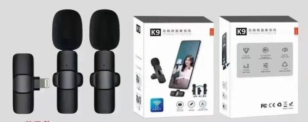 K9 Wireless Microphone For Mobile Type-c & Lightning