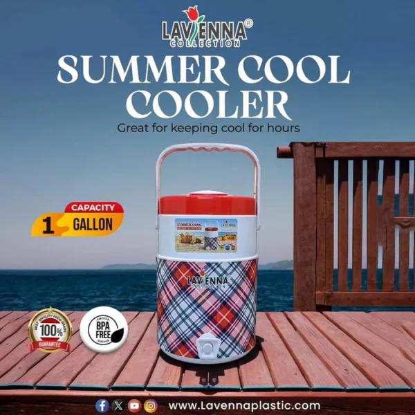 Printed Lavenna Water Cooler/ Summer Cool Cooler - Image 5