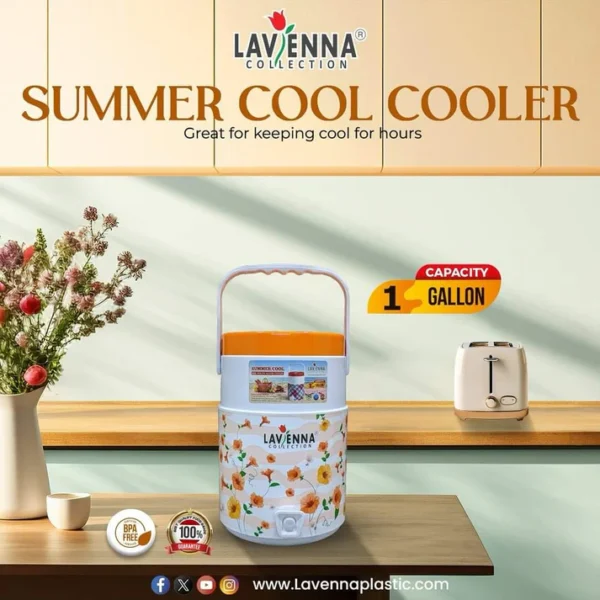 Printed Lavenna Water Cooler/ Summer Cool Cooler - Image 4