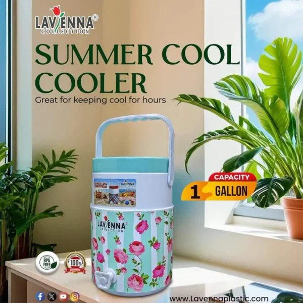 Printed Lavenna Water Cooler/ Summer Cool Cooler - Image 2