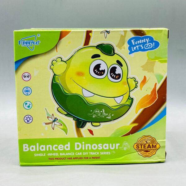 Educational Light Fingertip Gyroscope Balance Toy, Electric Wheelbarrow Dinosaur Music Unicycle Tumbler for Kids. - Image 10