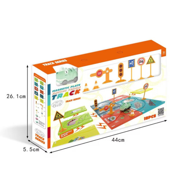 Magnetic Electric Car track, Educational toy, For kids, boys and girls. - Image 4