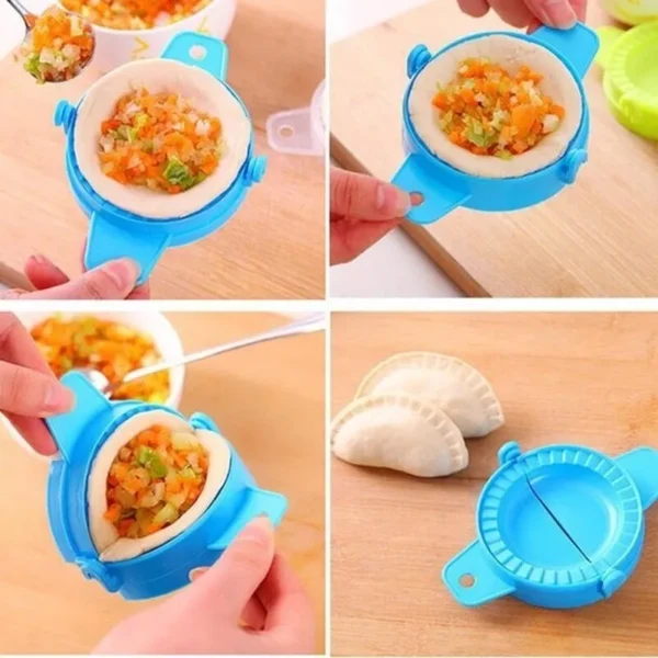 DIY Plastic Dumpling Mold Dough Press Gadgets For Cooking - Image 8