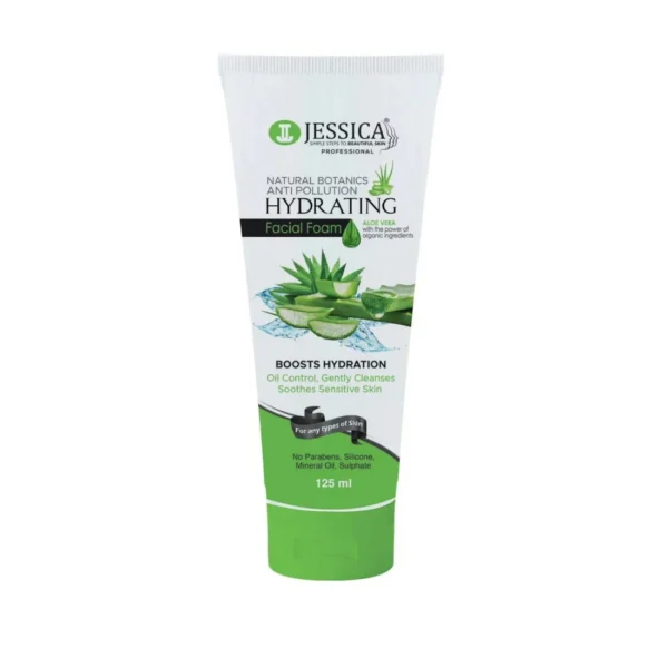 Jessica Botanic Aloe Facial Foam 125ml - Image 4