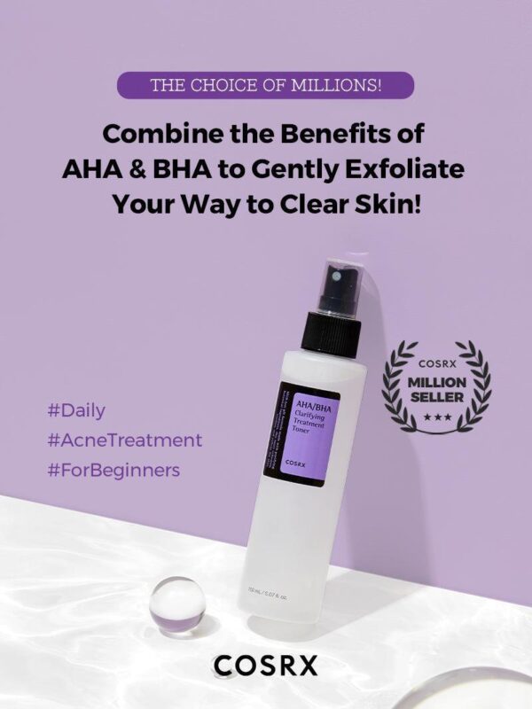 Cosrx AHA/BHA Clarifying Treatment Toner 150 ml. - Image 5
