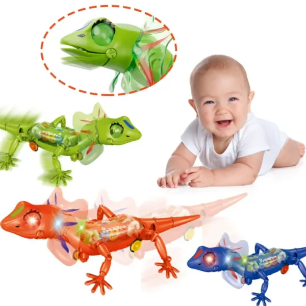 Electronic Pets Lizard Walking Electronic Animal, Baby Crawling Friend, With Sounds and Lights Toy For Children. - Image 5