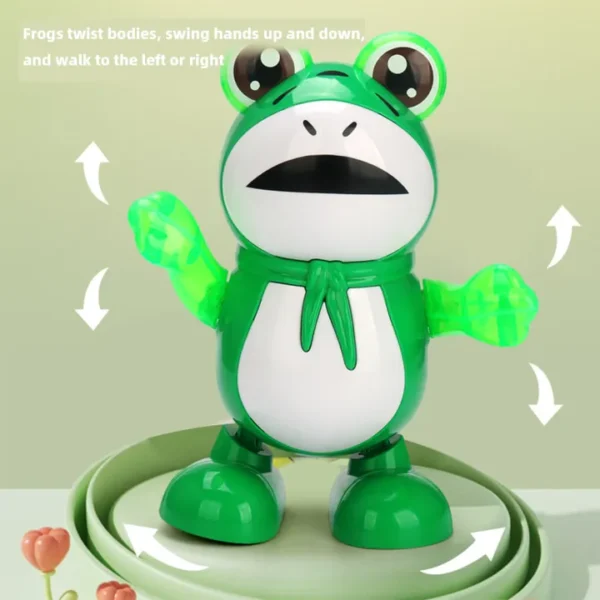 Electric Dancing Frog Toy With Music And Lights, Dancing Frog Toys For Boys And Girls. - Image 3