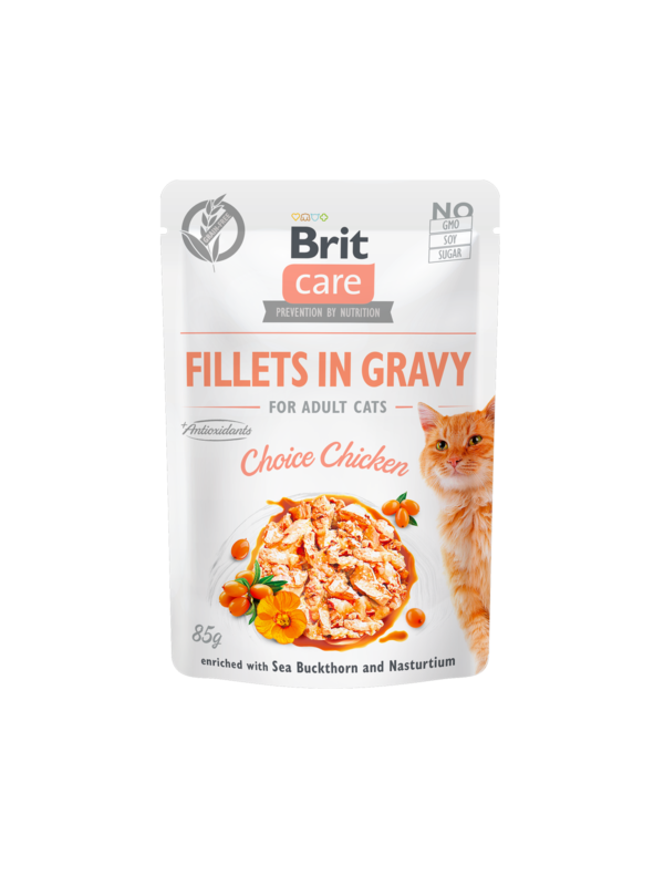 Brit Care Fillet In Gravy Cat Food In different Flavors, 85 g. - Image 7