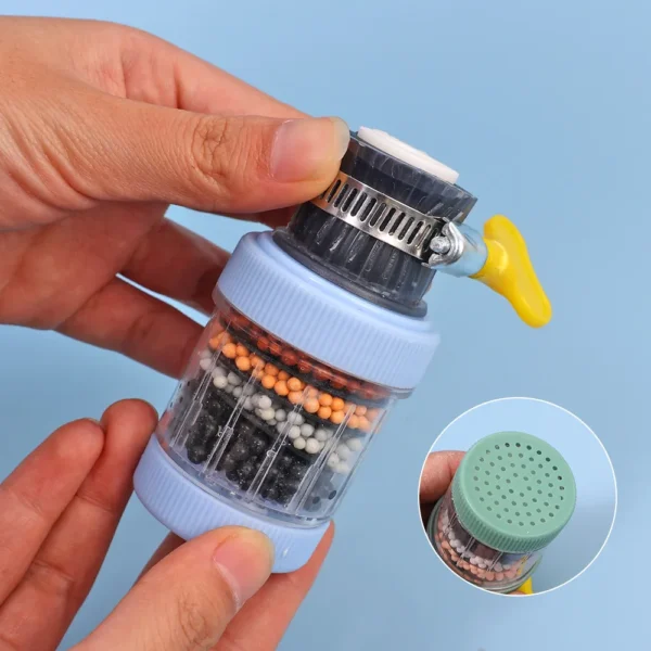 6-Layer Removable and Washable Household Faucet Filter for Home Kitchen Bathroom - Image 7