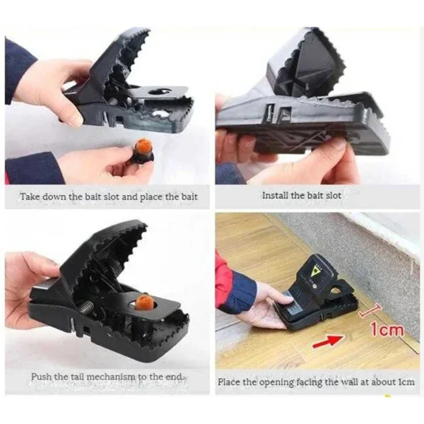 Heavy Duty Plastic Mousetrap Rat Catcher - Image 5