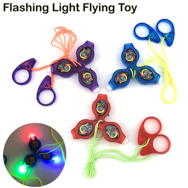 Flashing light Flying Top, Spinning Top For kids.