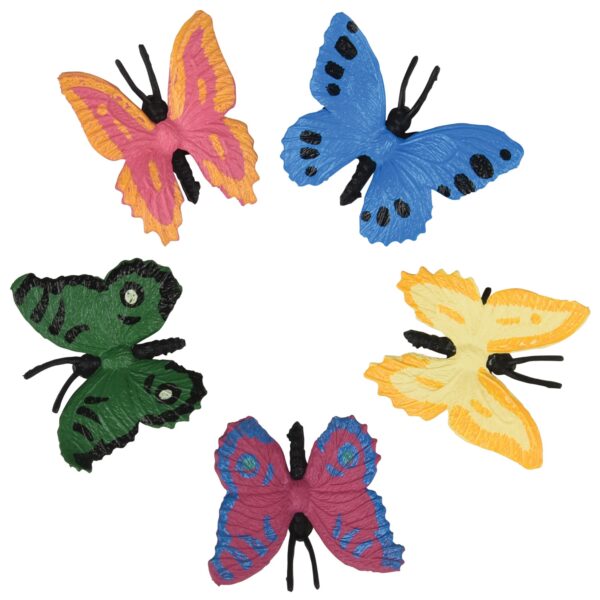 Butterfly Toy Colorful Summer Butterflies Toy Figures 1.6in Bioplastic Party Favors - Image 3