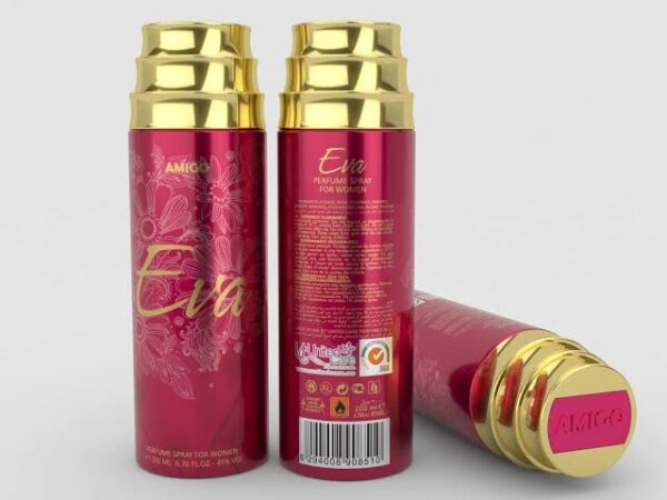 Amigo Premier Body Spray For Women, 3 Different fragrances, 200 ml