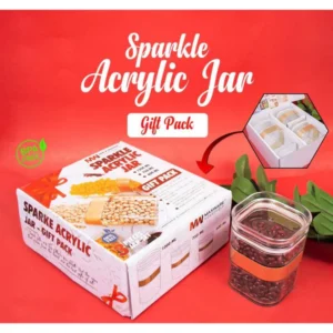 Sparkle Acrylic Jar Gift Pack(Pack Of 3)