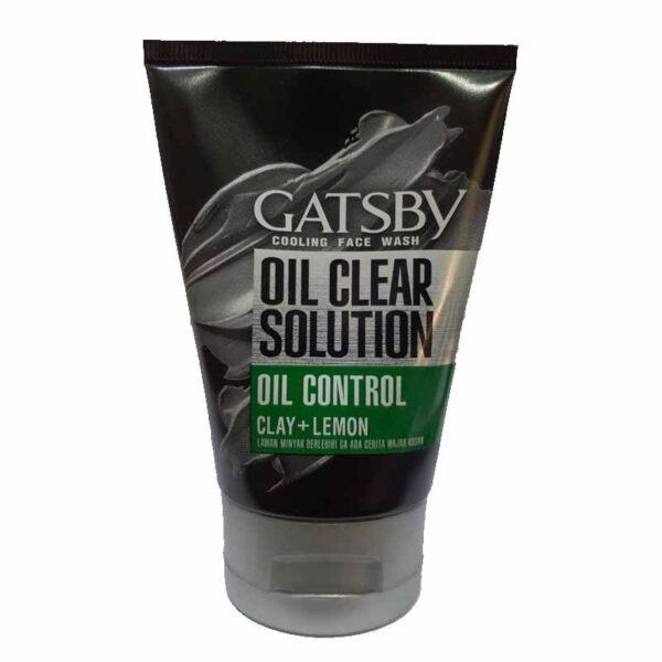 Gatsby Oil Clear Solution, Oil Control Cooling Face Wash 100 ml.