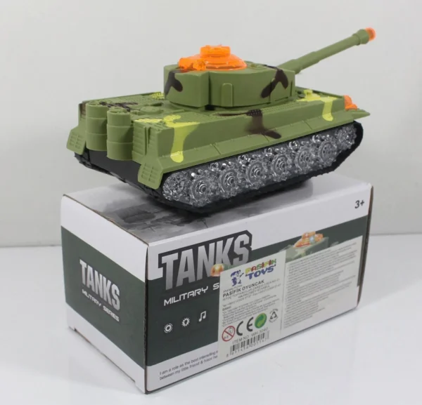 Military Toy Tank with Light and Sound and Bump and Go, Toy For kids, Specially boys. - Image 2