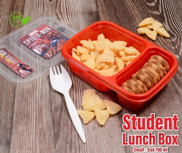 Student Lunch Box Small 700 ML With spoon