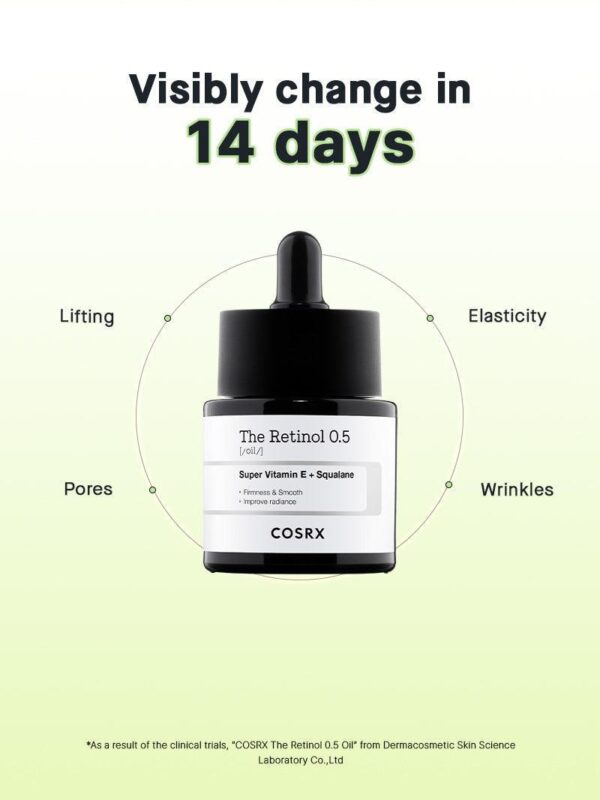 Cosrx The Retinol 0.5 Oil serum 20 ml. - Image 7