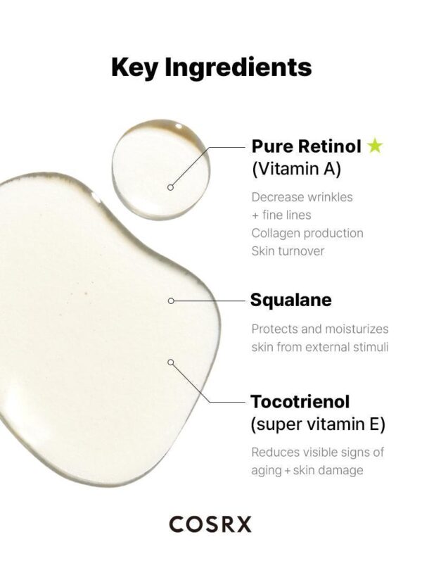 Cosrx The Retinol 0.5 Oil serum 20 ml. - Image 3
