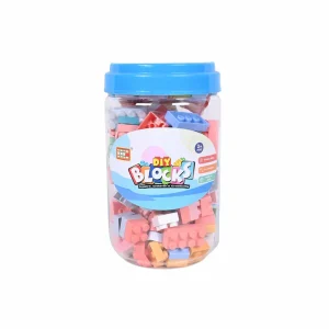 Mini Building Bucket blocks sealed pack, Pure plastic