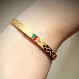 Stylish And Elegant Golden Handcuff Bracelet For Girls And Women.