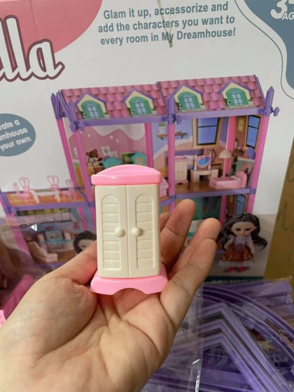 DIY Assembly Princess Cutie Villa Doll House Play Set - Image 8