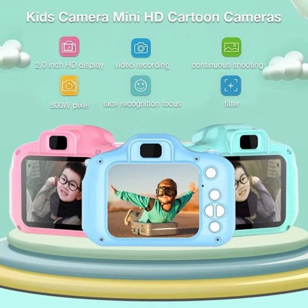 Kids Camera Toys for 3 To 9 Year Old Boys And Girls, Child Toddler Video Selfie Camera. - Image 4