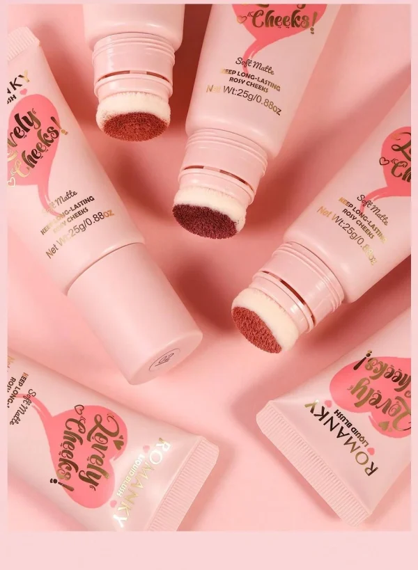 Liquid Blush, Fine Shimmer, For All Skin Tones, For A Fine, Soft, Creamy Look, Long-Lasting And Waterproof. - Image 5