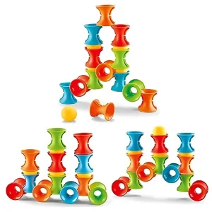 HAPPY HUES Happy Hues 46pcs Stacking & Building Block