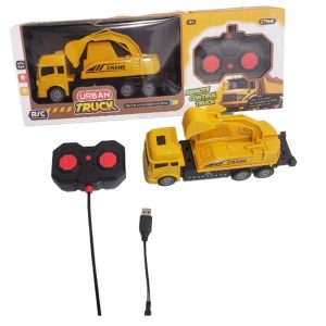 Rechargeable Remote Control Construction Car Toy For kids.