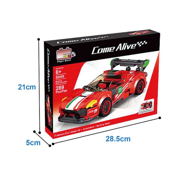Blocks 50009 Come Alive Famous Car 289pcs Building Sets - Image 4