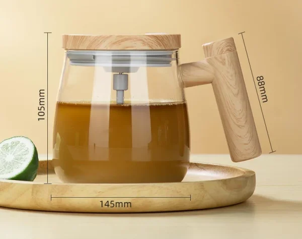 Automatic Self-Stirring Mug 400ml - Battery Powered Electric Mixer for Coffee, Milk, Protein Shakes - Image 2