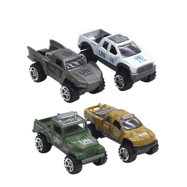 Toy Car Pull Back Scale Realistic Off-Road Trucks Model BT66 - Image 3