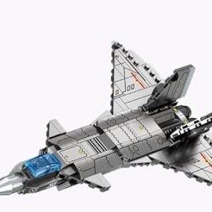 Military Fighter Series Block Set, F-35 Fighter Model, Educational Toys for Boys and Girls,(Multi Color)
