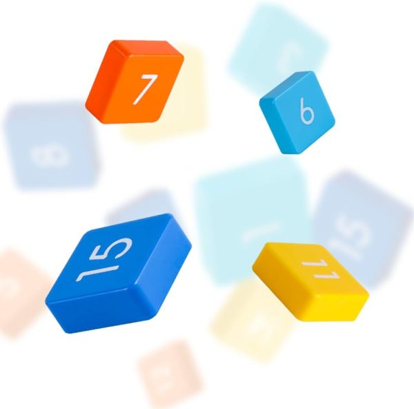 Liang Cuber QY Toys Macaron color 4x4 Puzzle Magnetic Sliding Number Puzzle,15-Digit Version ABS Brain Teasers Toy - Image 2