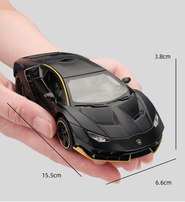 Unbreakable Lamborghini Sport Racer Pull Back Cars Toy DC32542 - Image 3