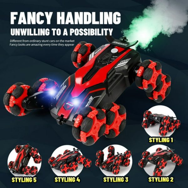 8 Wheels Climbing Spray Drift Stunt Car, 360° Rotating Spinning Car, High Speed Racing Car, Remote Control Twisting Off-Road Monster Toy Car For kids. - Image 3