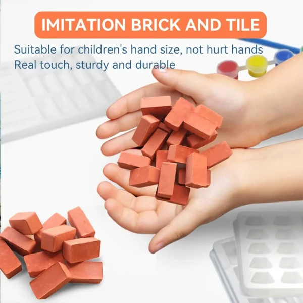 DIY Real Brick Construction Kit Farmhouse - Image 7