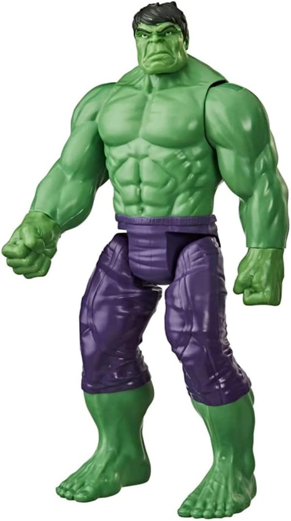 Marvel Avengers Titan Hero Series Blast Gear Deluxe Hulk Action Figure Green - Image 2