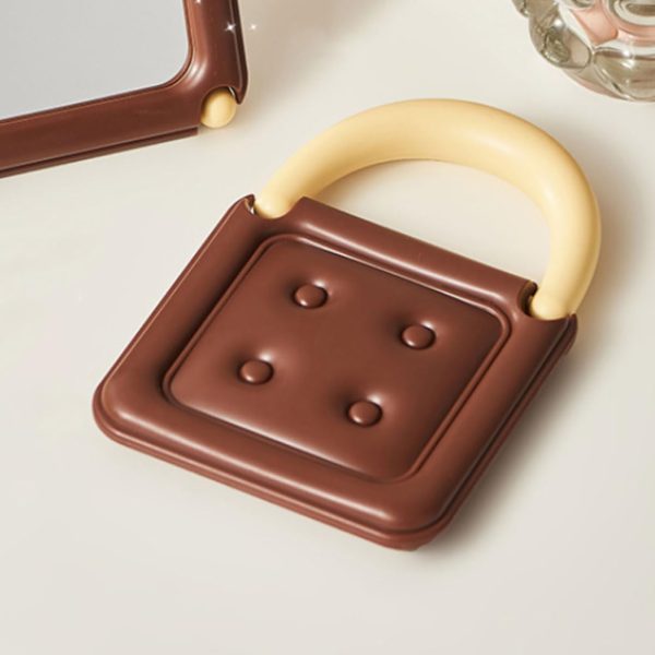 Chocolate table mirror, cosmetic mirror - Image 3