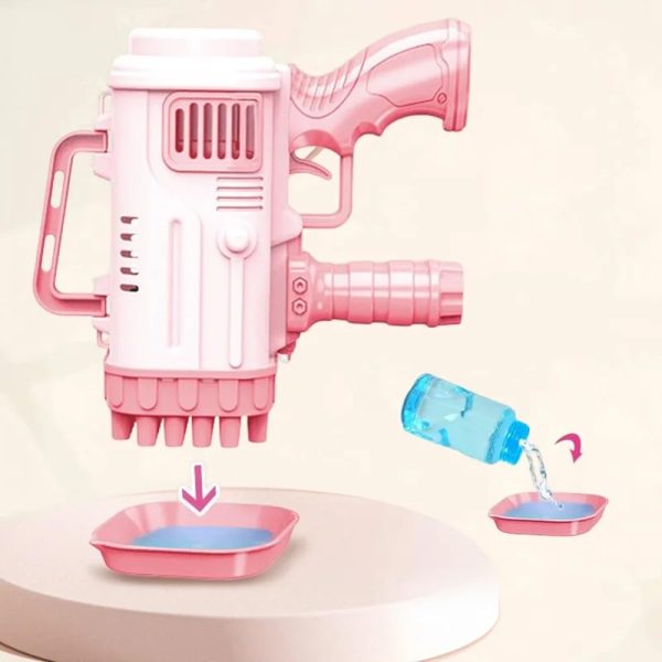 Bubble Gun Toy Water Blaster Battery Operated 168B - Image 2