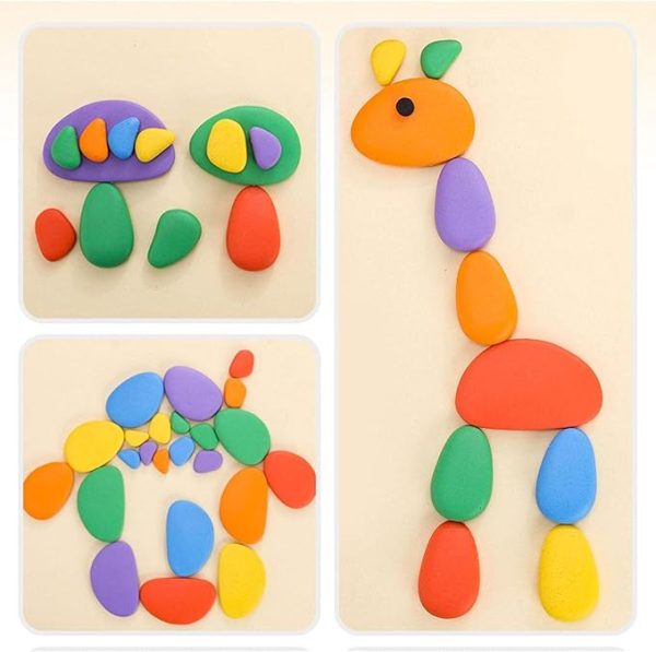Educational Smart Pocket Interesting Colored Pebbles Baby Puzzle Toys - Image 4