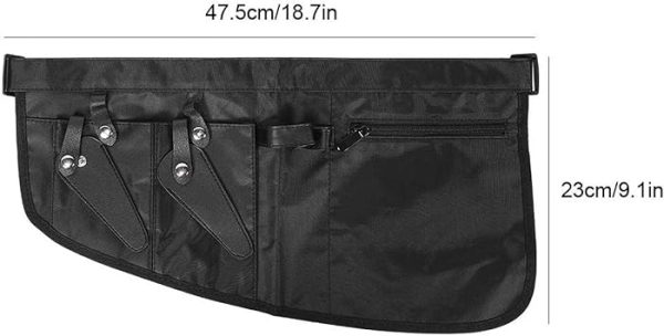 Hairdressing Pouch, Multi-Functional Portable Barber Scissor Holster Haircutting Tool Storage Bag - Image 2