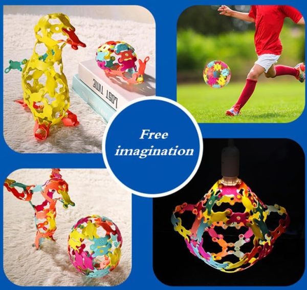 138 Pieces Building Blocks Kids STEM Toys Versatile Fun Combination Toys - Image 6