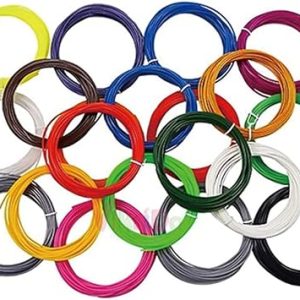 PLA Wires Filament Refills for 3D Printing Pen and 3D Printer | Best Gift for Kids and Adults | Creative Modelling, Arts & Craft...20 PCS Pack)