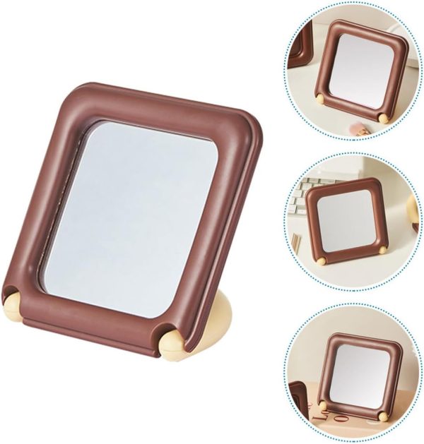 Chocolate table mirror, cosmetic mirror - Image 5